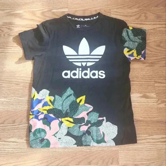 adidas Tops - GUC Adidas x HER Studio London Floral Tee Size S